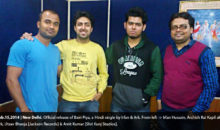 Bairi Piya Music Release - Feb 15-2014 - Shri Kunj Studio, New Delhi (with artists & music producer)